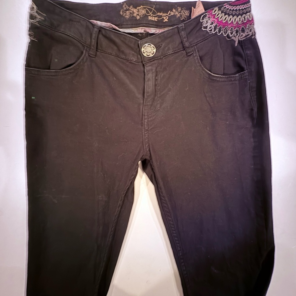 Desigual Black Skinny Jeans